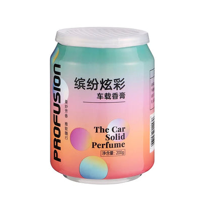Car Aromatherapy Solid Perfume Cans Decoration Essential Oils Remove Odor Lasting Fragrance Home Deodorization Floral Fruity