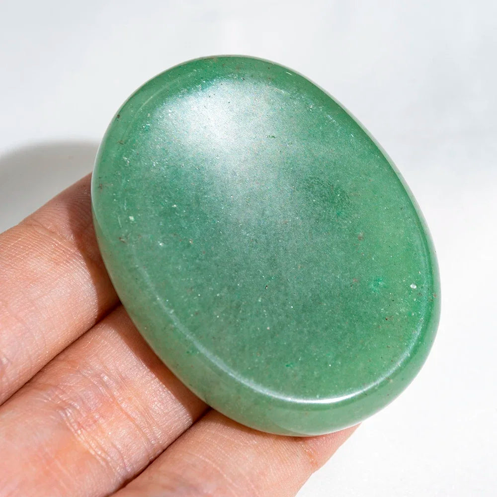 Thumb Massage Stones Beautiful Seven Chakra Crystal Healing Success Health Wealth Reiki Home Energy Gemstone Forget Worry Stones