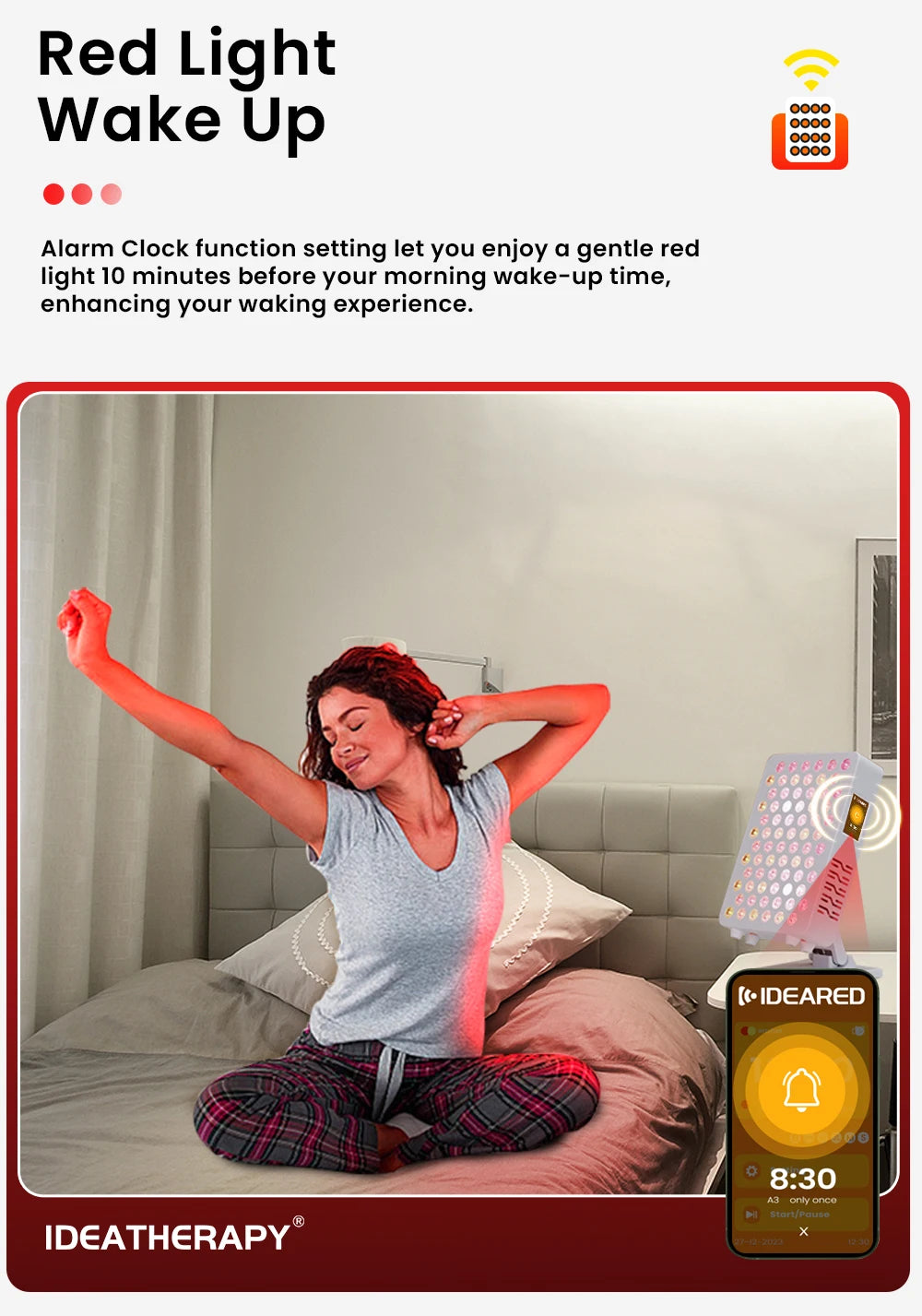 Led Red Light Therapy Device Near Infrared LED Light Therapy Lamp Panel for Full Body 480, 590, 630,660, 670, 810, 830, 850,1060