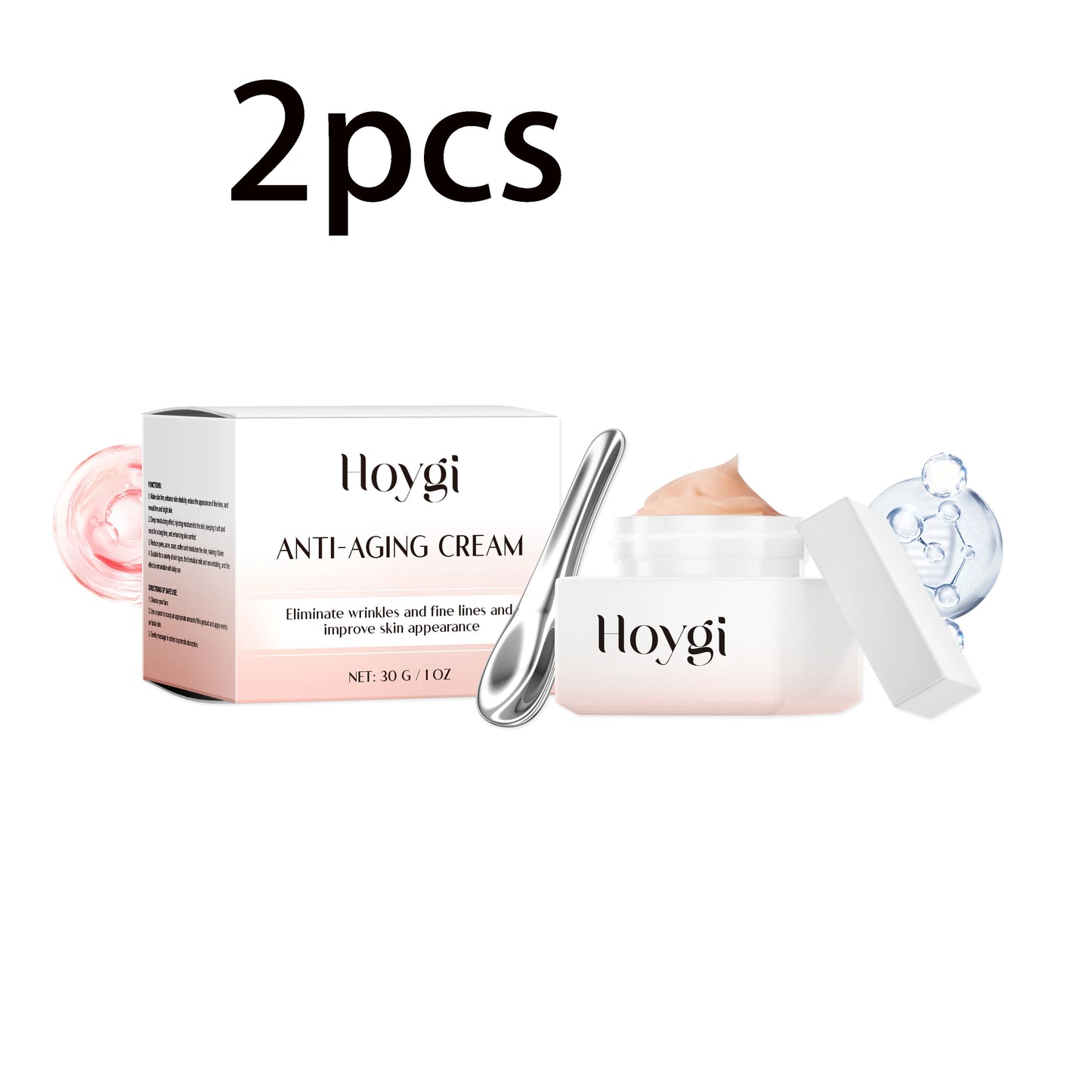 HOYGI Anti Aging Cream for Face Firming Lifting Reduce Wrinkles Fade Fine Lines Brightening Dullness Skin Moisturizing Face Care