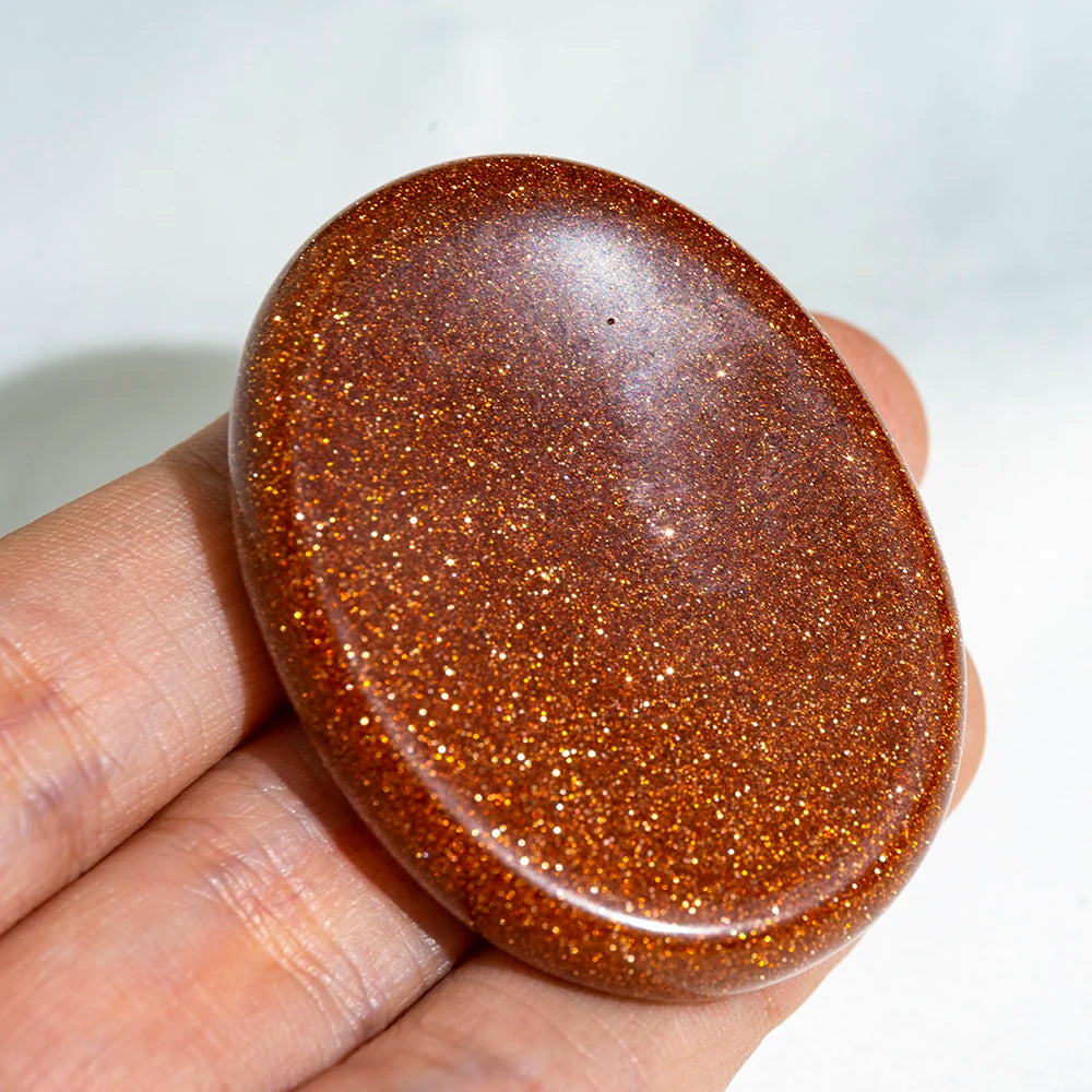 Thumb Massage Stones Beautiful Seven Chakra Crystal Healing Success Health Wealth Reiki Home Energy Gemstone Forget Worry Stones