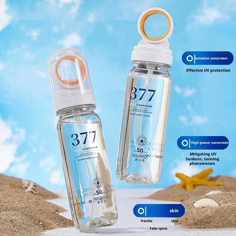 Whitening Facial Sunscreen Spray Moisturizing Anti Wrinkle SPF50+ Multi Barrier Sunscreen  Spray Body Neck beauty Skin Care