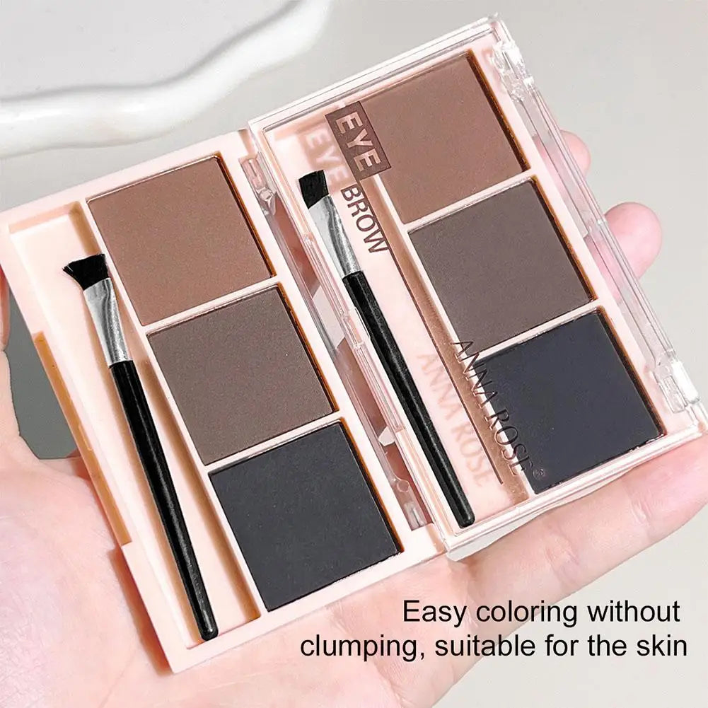 3 color eyebrow powder waterproof sweat-proof natural long-lasting eyebrow powder Eye Brow Enhancer Professional Palette Makeup