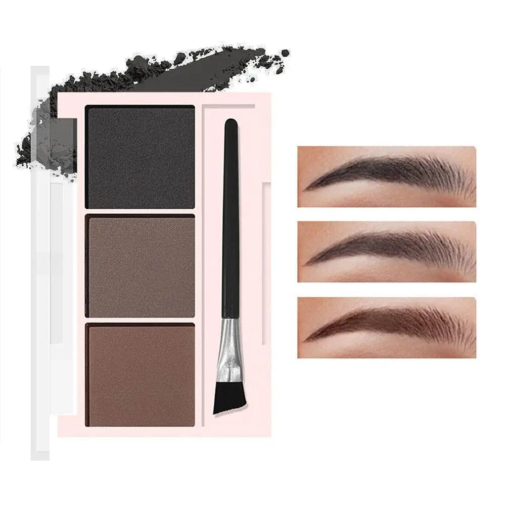 3 color eyebrow powder waterproof sweat-proof natural long-lasting eyebrow powder Eye Brow Enhancer Professional Palette Makeup