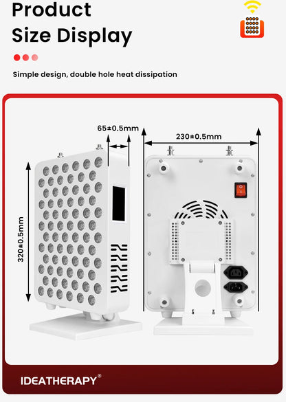 Led Red Light Therapy Device Near Infrared LED Light Therapy Lamp Panel for Full Body 480, 590, 630,660, 670, 810, 830, 850,1060