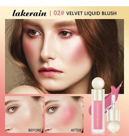 Blush Liquid Blusher Real Makeup Blush Matte Palette Blusher Cosmetics Products Liquid Cream Stick Pink Face raremakeup Beauty