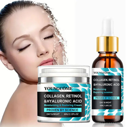 Retinol,hyaluronic acid collagen cream and moisturizing, firm and lift, moisturize, increase elasticity, make skin look youthfu