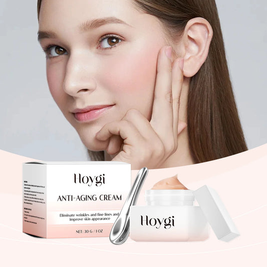HOYGI Anti Aging Cream for Face Firming Lifting Reduce Wrinkles Fade Fine Lines Brightening Dullness Skin Moisturizing Face Care