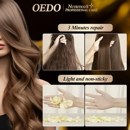 2PCS Ginseng Gloss Nourish Repair Hair Treatment Hair Loss Fast and Powerful Hair Growth Essence Hair Care