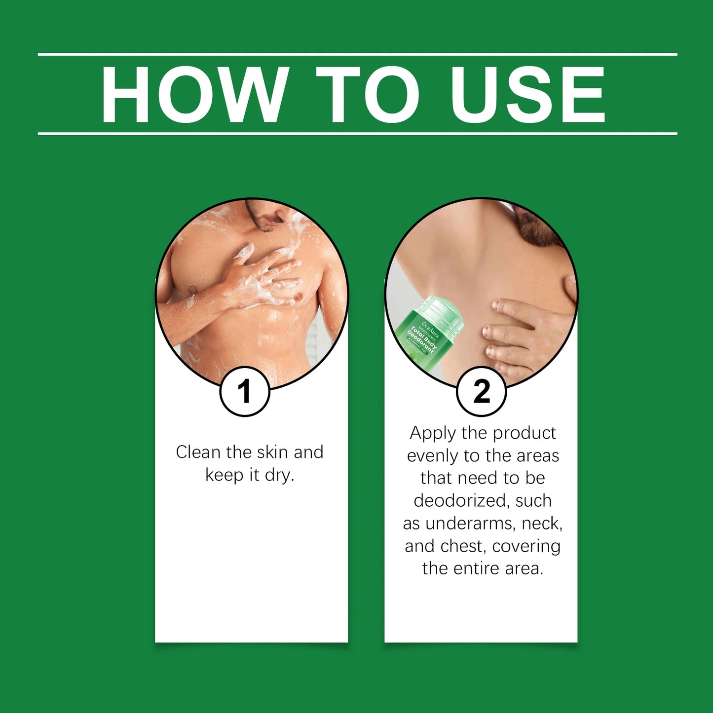 Underarm Antiperspirant Deodorant Stick Body Odor Remover Lasting Mint Fragrance Portable Armpit Anti Sweaty Stick For Women Men