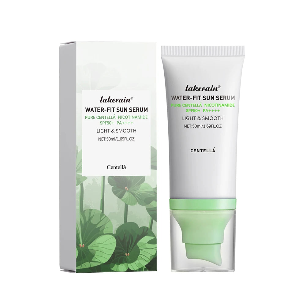 Sunscreen SPF 50 Centella Asiatica No Sticky Refreshing Sunscreen 50ml Sunscreen Essence for Dry Oily Sensitive Skincare
