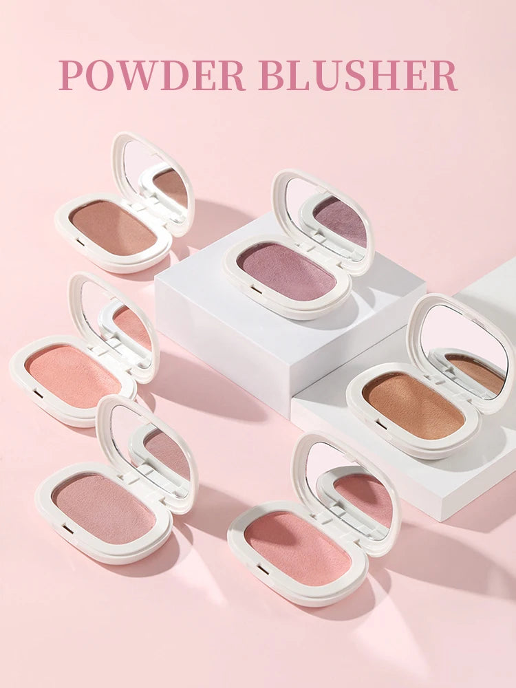 Single Color Blush Silky Texture High Color Rendering No Powder Feeling Low Saturation Long-lasting Natural Matte Blush Cream