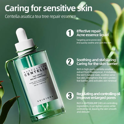 SKIN1004 Tea-Trica Soothing Ampoule Essence Tea Tree Toner Moisturizing Skin Care Korean Skin Care Products