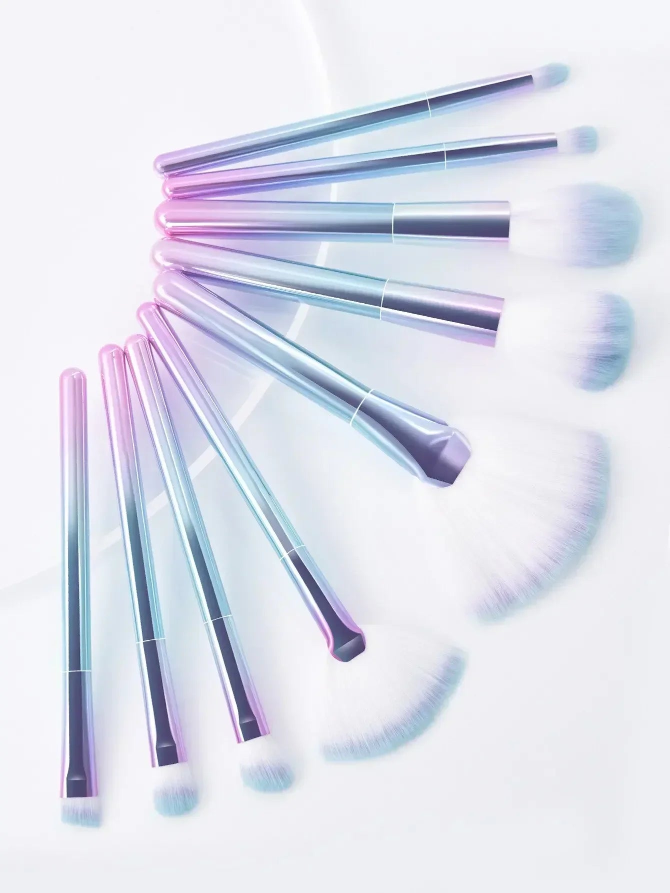 9PCS Color Makeup Brush Set EyeShadow Foundation Women Cosmetic Brush Eyeshadow Blush Powder Blending Beauty Soft Makeup Tool