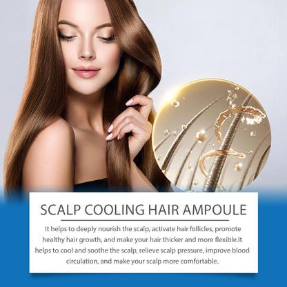Hair Care Essential Oil Smooth Shine Anti-Frizz Hair Serum Promote Hair Growth Strengthening Nourishing Scalp Treatment Roller