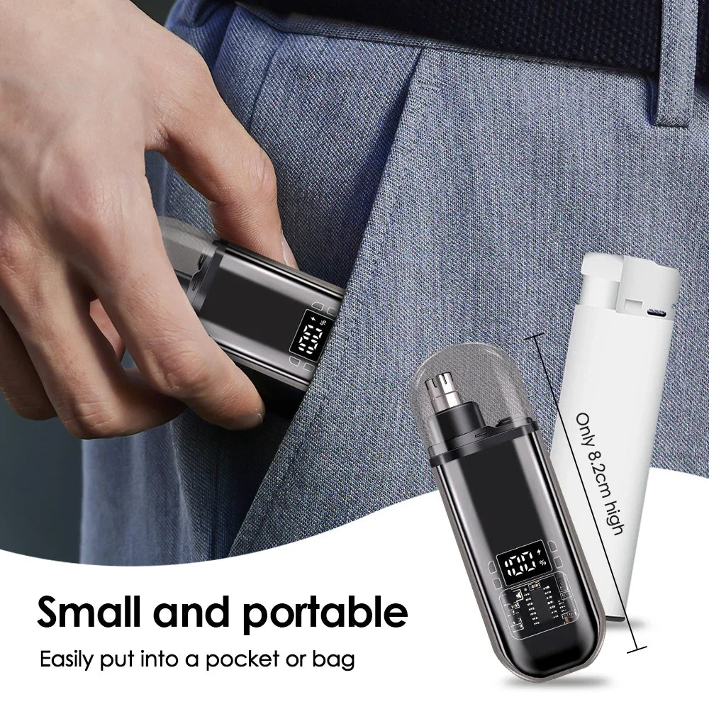 Electric Nose Hair Trimmer Clipper Rechargeable Multi-kinetic Shaving Unisex Automatic Washable Personal Care Appliances
