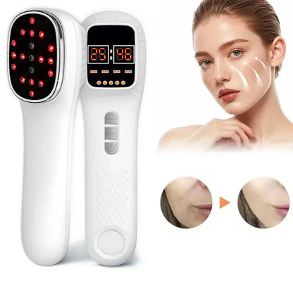 Red Light Infrared Therapy Beauty Device 2025 LED Facial Laser Therapy and Body Anti Aging Wrinkle Acne Pore Skin Tighten Whiten