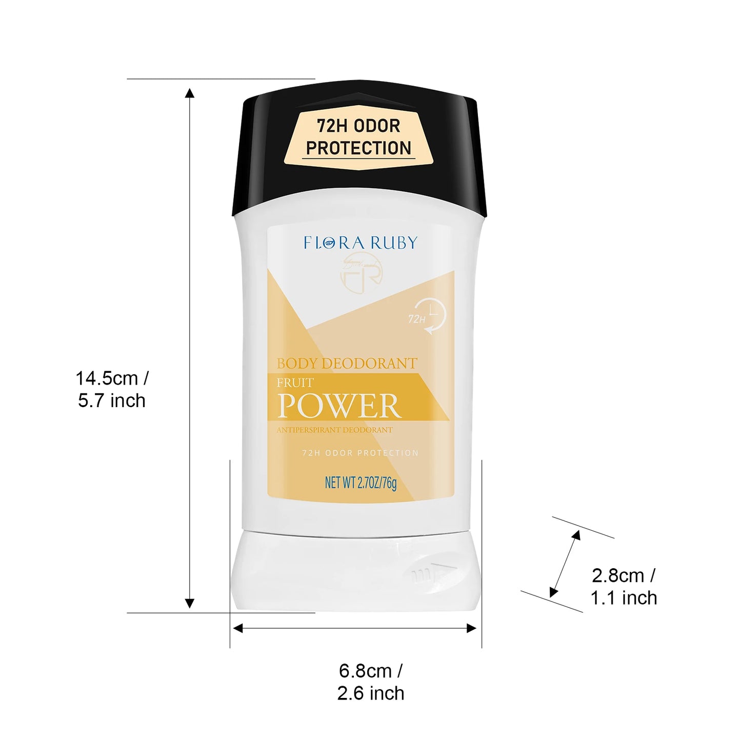 72-Hour Antiperspirant Deodorant，Unisex Scents Deodorizing & Sweat，Gentle on Sensitive Skin，Lasting Refreshing Body Odor Remove