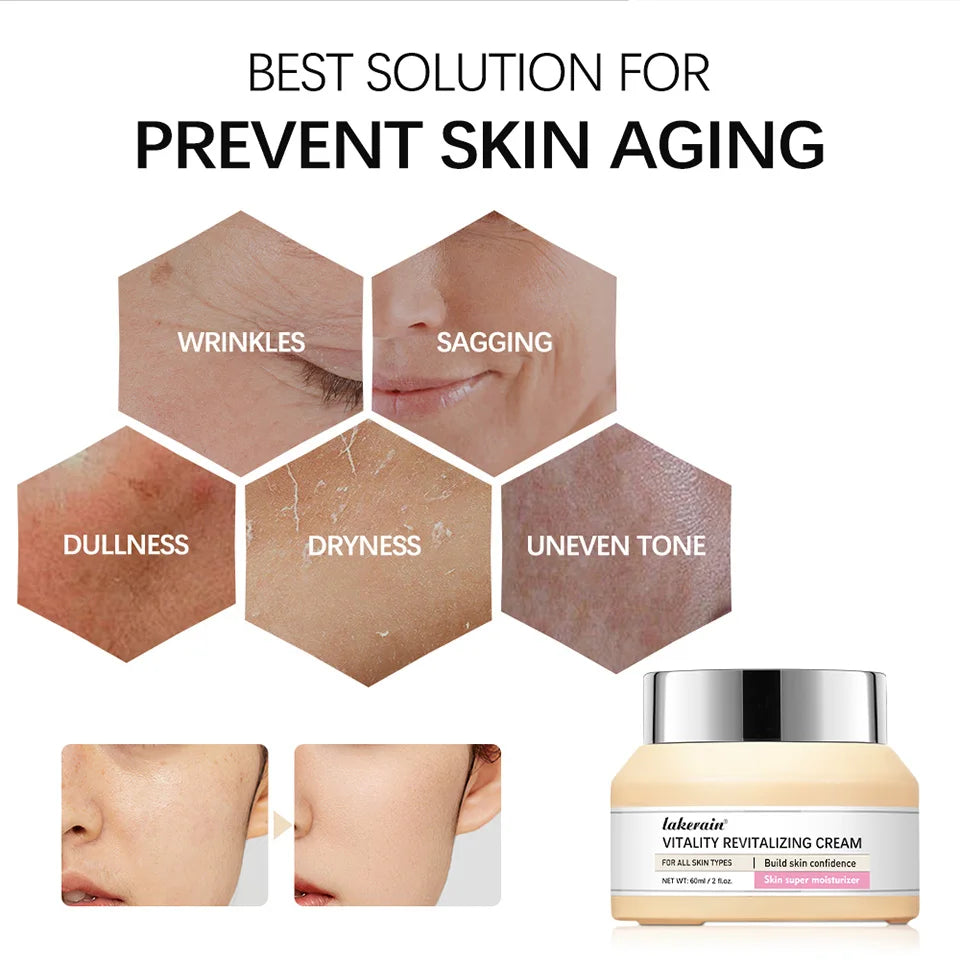 Vitality Revitalizing Cream Anti-aging facial Moisturizes Tightens The Skin To Improve Dry Skin And Fine Lines Skin Care Product