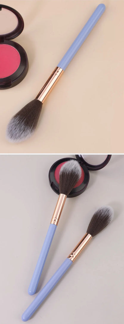 1/5/10pcs Professional Blush Highlight Loose Powder Brush Portable Multifunction Soft Fiber Makeup Brush Beauty Tools
