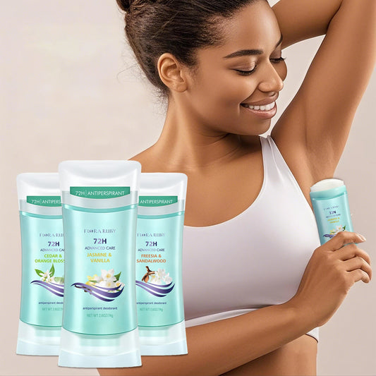 Deodorant Antiperspirant for Men Women Anti Underarm Body Odor Removal Cream 72H Lasting Fragrance Deodorants ,Daily Use 74g