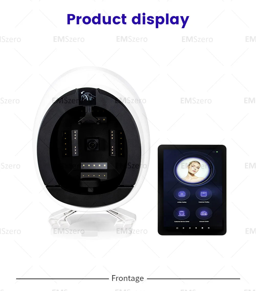 The best smart facial skin detection and analysis beauty instrument.Skin scan analysis anti-aging instrument