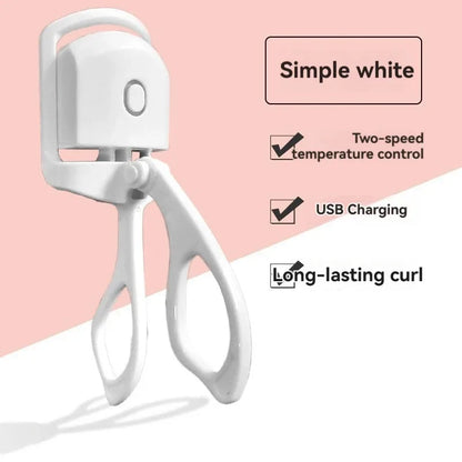 Electric Eyelash Curler - Instantly Enhance Your Lashes with Safe, Heated Technology for Perfect Curls Every Time