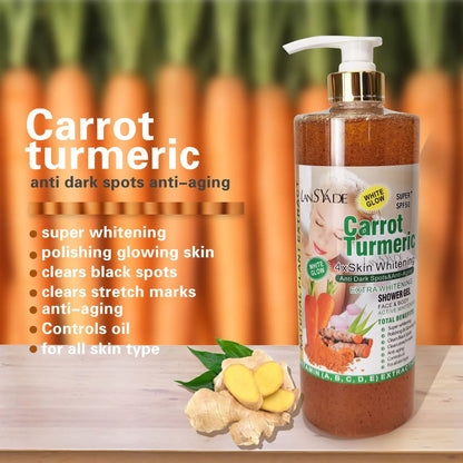 1000ml Scrub bath lotion silky smooth skin foam rich moisture skin toner brighten skin color anti-aging mild lasting fragrance