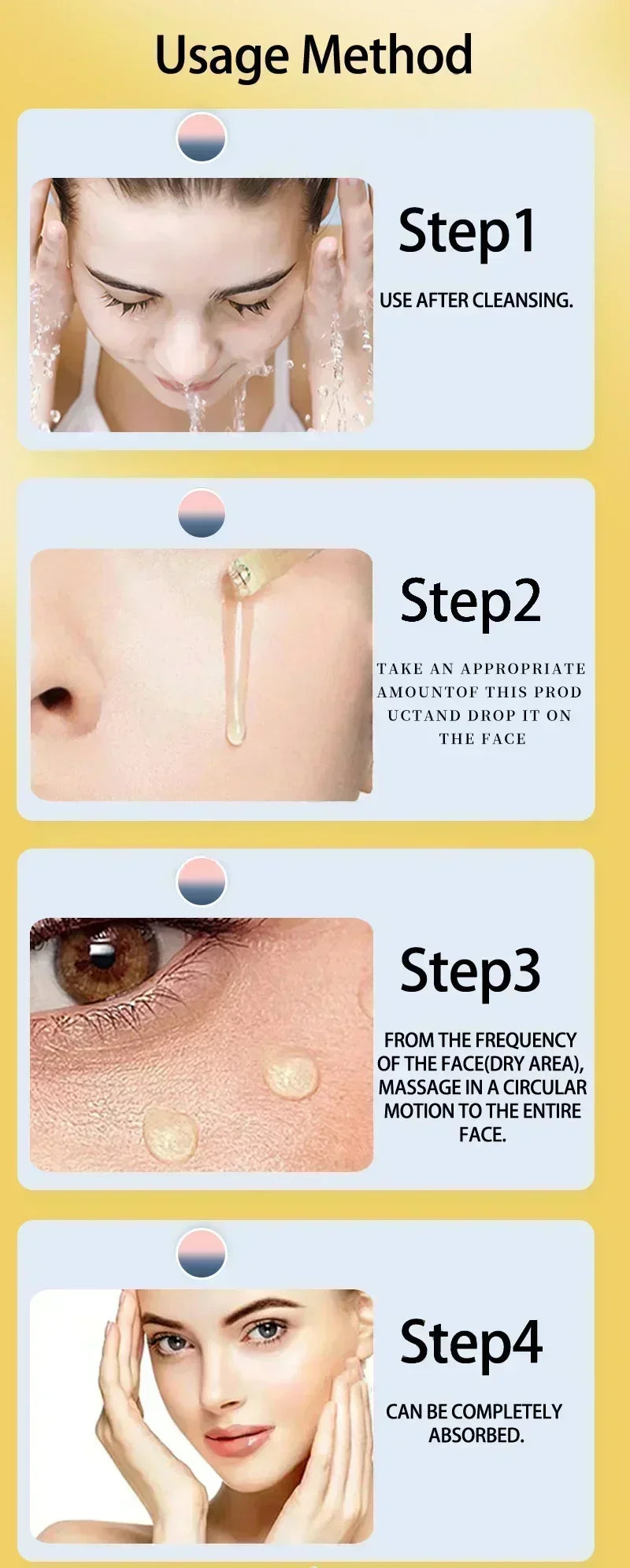 Anti Aging Facial Retinol Serum Improve Skin Alasticity Fade Fine Lines Firming Skin Shrink Pores Reduces Wrinkle Pigmentation