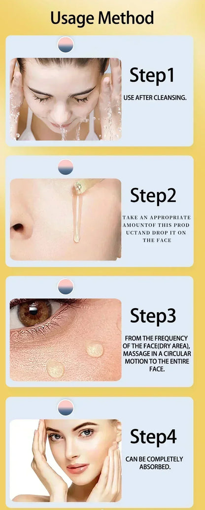 Anti Aging Facial Retinol Serum Improve Skin Alasticity Fade Fine Lines Firming Skin Shrink Pores Reduces Wrinkle Pigmentation