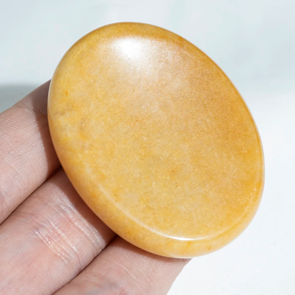 Thumb Massage Stones Beautiful Seven Chakra Crystal Healing Success Health Wealth Reiki Home Energy Gemstone Forget Worry Stones