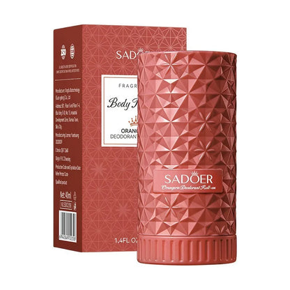 SADOER Fragrant Anti Odor Body Cream Roll-On Beads Anti Sweating Odorless Scenting Underarm Neck Deodorant Refreshing Creams
