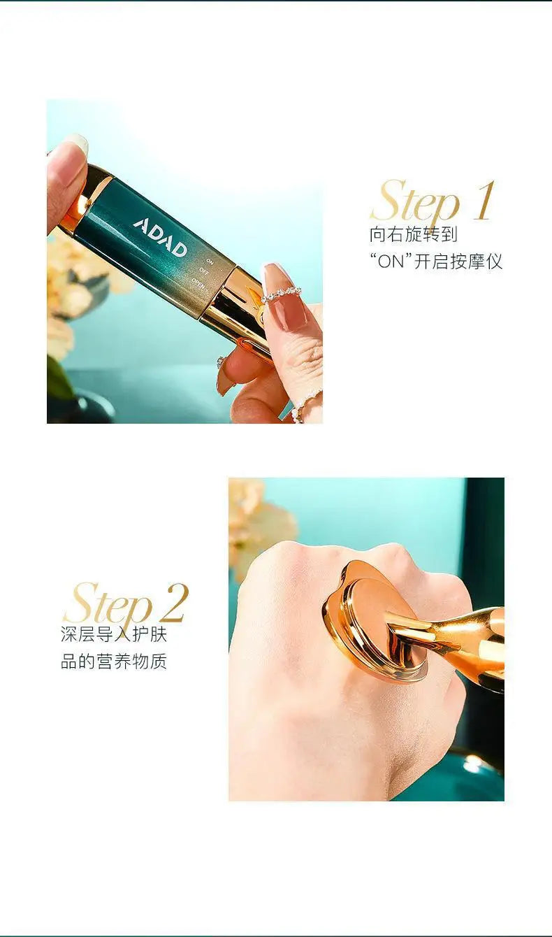 Electric Facial Beauty Devices Face Lifting Anti Wrinkle Facial Eye Massage with Face Cream Introducer Skin Rejuvenation