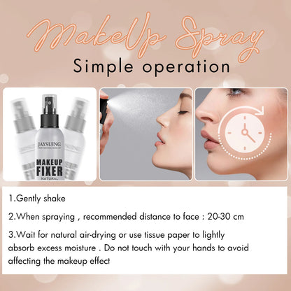 30ml Makeup Setting Spray For Face Transfer-proof Long-lasting Oil-free  No Separation Refreshing Quick Fixer Makeup Spray