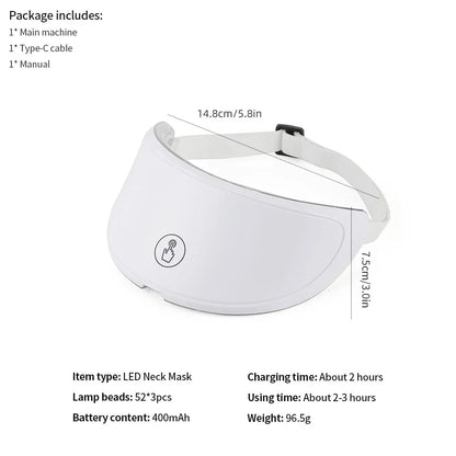 Face Neck Beauty Machine LED Skin Care Tool