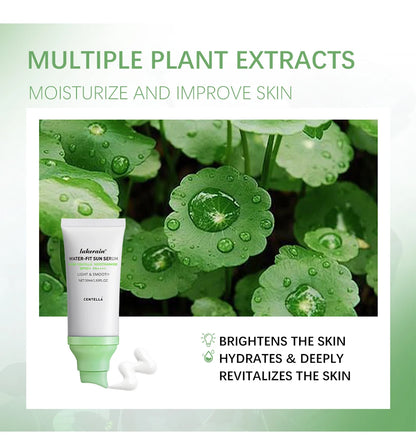 Sunscreen SPF 50 Centella Asiatica No Sticky Refreshing Sunscreen 50ml Sunscreen Essence for Dry Oily Sensitive Skincare