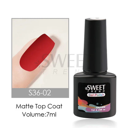 Matte Top Coat Base Coat Gel Nail Polish Protected Surface No Wipe Semi Permanent Soak Off UV Hybrid Varnishes Manicure Supplies