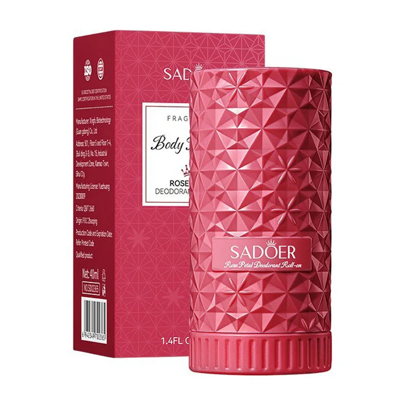 SADOER Fragrant Anti Odor Body Cream Roll-On Beads Anti Sweating Odorless Scenting Underarm Neck Deodorant Refreshing Creams
