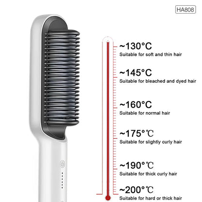 Hair Straightener Professional Quick Heated Electric Hot Comb Hair Straightener Personal Care Multifunctional Hairstyle Brush