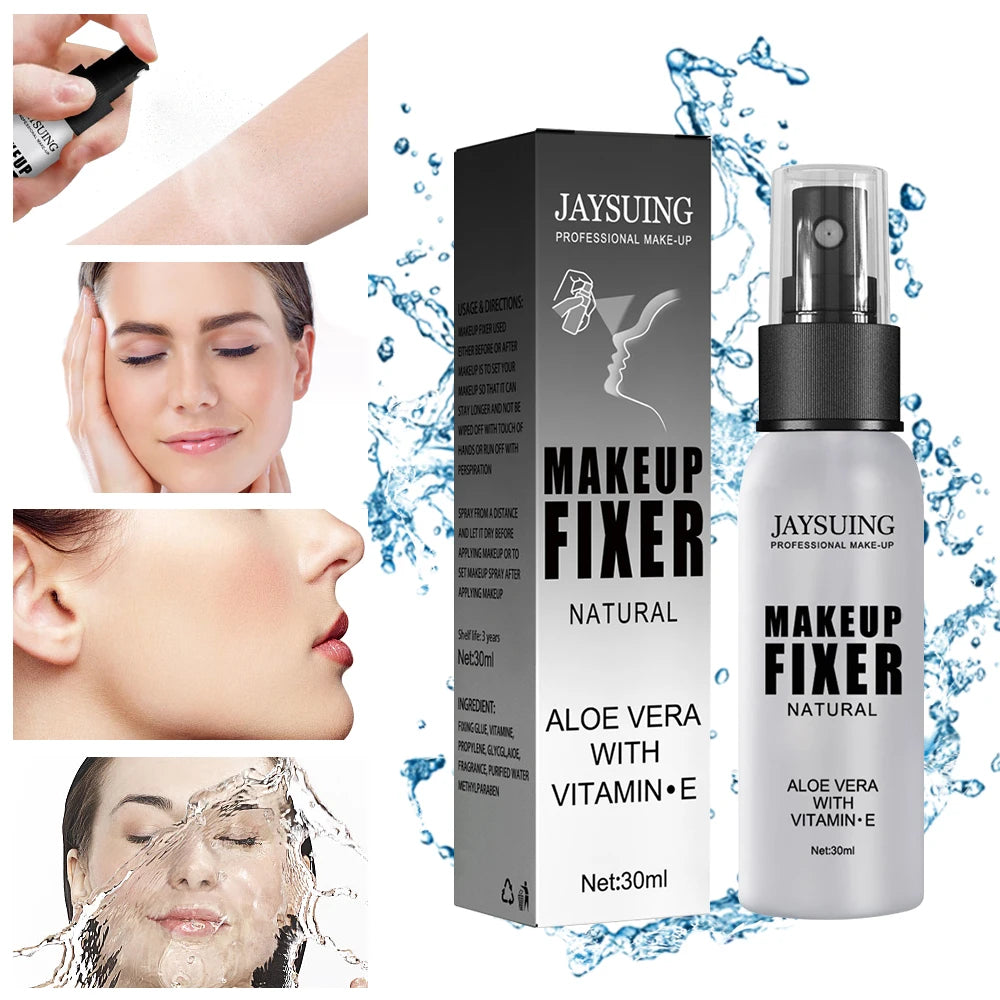30ml Makeup Setting Spray For Face Transfer-proof Long-lasting Oil-free  No Separation Refreshing Quick Fixer Makeup Spray